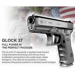 *NEW* GLOCK PI37502 G37 45 GAP 4.49" 10+1 FS Poly Grip/Frame Blk 764503375026