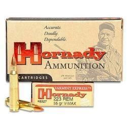 *AMMO* Hornady 8327 V-Max 223 Remington V-Max 55 GR (200 ROUNDS) 090255383270