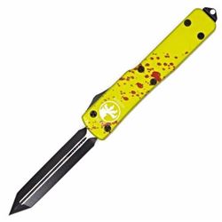 *NEW* MICROTECH, UTX-70 TE Automatic, Zombie Handle, Black Spartan Plain MNA-X-MT149-1DTZ