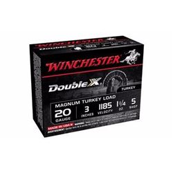 Winchester X203XCT5 Supreme Double X Turkey 20ga 3" 1-1/4 oz 5 Shot 100 ROUNDS UPC: 020892011045