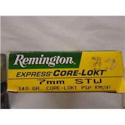20 Rnds Remington Express Core-Lokt 7mm 140gr PSP J10