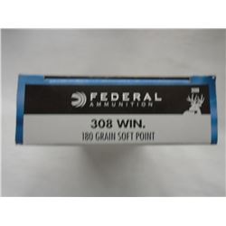 80 Rnds Federal 308 Win 180gr SP