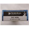 Image 1 : 80 Rnds Federal 243 Win  100gr SP