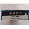 Image 1 : 80 Rnds Federal 270 Win  150gr SP RN