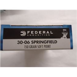 80 Rnds Federal 30-06 Springfield 150gr SP