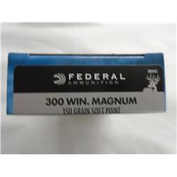 80 Rnds Federal 300 Win  Mag 150gr SP