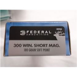 80 Rnds Federal 300 Win Short Mag 180gr SP