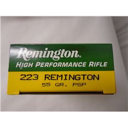 80 Rnds Remington 223 Rem 55gr PSP