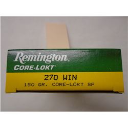 80 Rnds Remington Core-Lokt 270 Win 130gr PSP