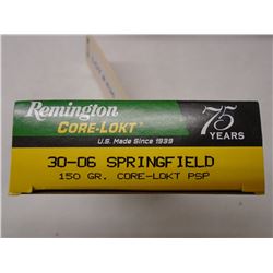 80 Rnds Remington Core-Lokt 30-06 150gr PSP