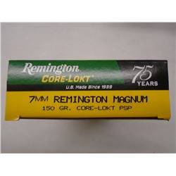 80 Rnds Remington Core-Lokt 7mm Rem Mag 150gr PSP