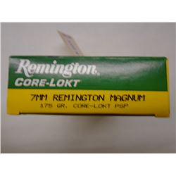 80 Rnds Remington Core-Lokt 7mm Rem Mag 175gr PSP