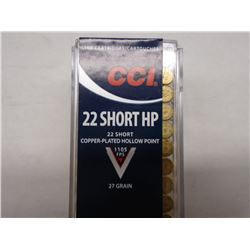 400 Rnds CCI 22 Short 27gr JHP 1105 FPS