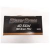 Image 1 : 200 Rnds Blazer Brass 40 S&W 180gr FMJ