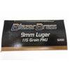 Image 1 : 200 Rnds Blazer Brass 9mm Luger 115gr FMJ