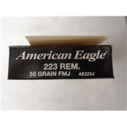 80 Rnds American Eagle 223 Rem 55gr FMJ