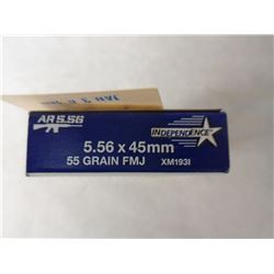 80 Rnds Independence 5.56x45 55gr FMJ