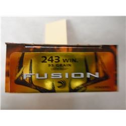 80 Rnds Fusion 243 Win 95gr JSP