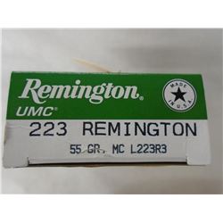 80 Rnds Remington UMC  223 Rem 55gr FMJ