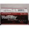 Image 1 : 100 Rnds Kent Velocity 12ga 2 3/4in, 1 load, 8 shot 1300 fps