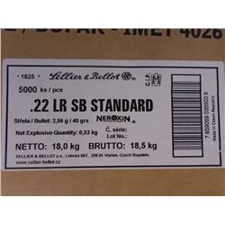 5000 Rnds Lellier & Bellot 22LR  2,56g 40 gr SB