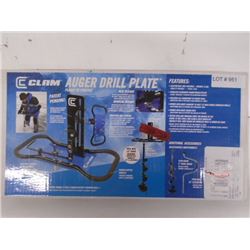 Clam Auger Drill Plate