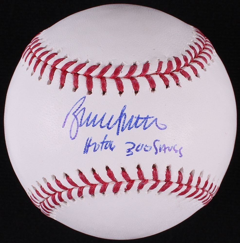 Bruce Sutter Signed OML Baseball Inscribed "HOF 06" & "300 Saves" (JSA COA)