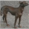 Image 1 : Un sujet en bronze patiné représentant un chien de berger....