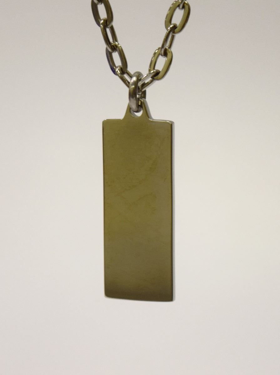 d&g dog tag necklace