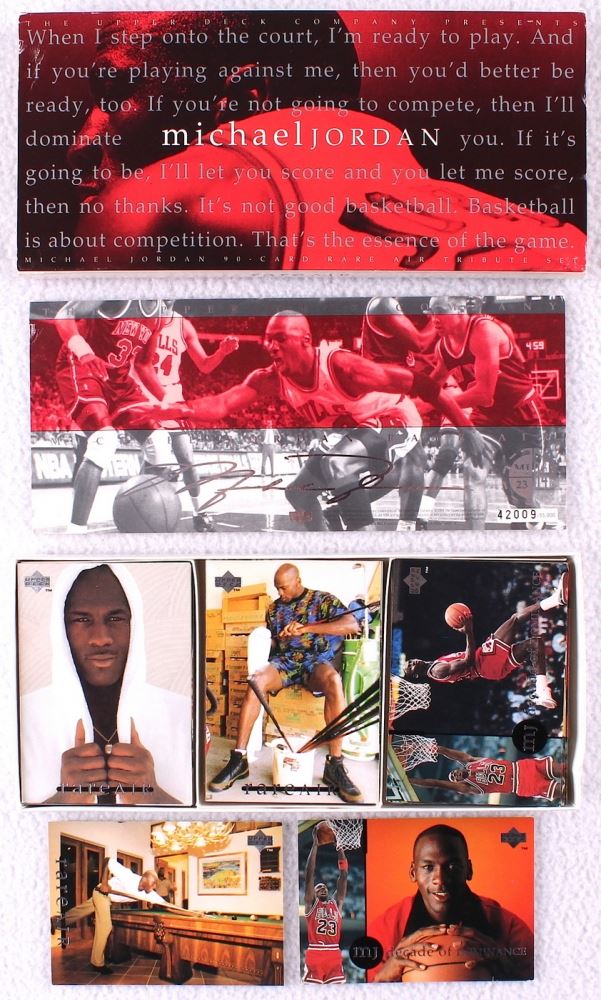 Michael Jordan 1994 Upper Deck Complete Set of (90) Rare Air Basketball