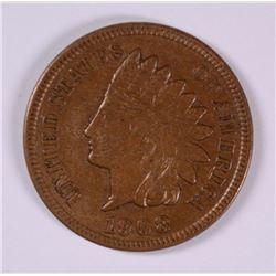 1908-S INDIAN HEAD CENT AU