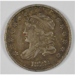 1829 BUST HALF DIME ORIGINAL AU