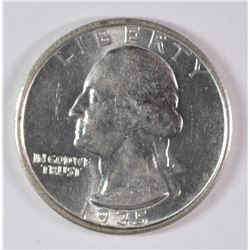 1935-S WASHINGTON QUARTER, CHOICE BU  KEY DATE