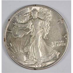 1936-S WALKING LIBERTY HALF AU/BU