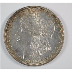 1880-O MORGAN DOLLAR BU NICE TONING