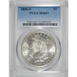 1898-O MORGAN DOLLAR PCGS MS65+