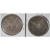 Image 2 : 2 - MORGAN SILVER DOLLARS; 1899-S & 1899-O,  CIRC