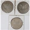 Image 2 : 3 - SILVER MORGAN DOLLARS; 1900, 1900-O & 1900-S, CIRC