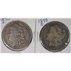 Image 1 : 2 - MORGAN SILVER DOLLARS; 1890-O & 1899-O