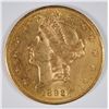 Image 1 : 1892-S $20 LIBERTY GOLD CH BU RARE DATE
