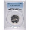 Image 1 : 1964 WASHINGTON QUARTER, PCGS PR-69 DCAM  ALMOST PERFECT!