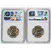 Image 2 : ( 2 ) 1980-P SUSAN B. ANTHONY DOLLARS, NGC MS-66 GEMS