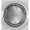 Image 2 : GOD BLESS AMERICA ON A ONE OUNCE .999 SILVER ROUND SEALED IN PLASTIC