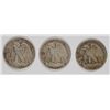 Image 2 : ( 3 ) WALKING LIBERTY HALF DOLLARS: 1928-S FINE, 1929-S VF & 1917 VG