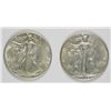Image 1 : 1938 & 39 WALKING LIBERTY HALVES AU/BU