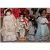 Image 1 : LOT OF 4 COLLECTOR DOLLS INCLUDING INDIAN GIRL &