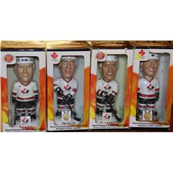 4 BOBBLEHEAD DOLLS TEAM CANADA