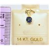 Image 2 : 14K SAPPHIRE PENDANT