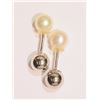 Image 1 : STERLING SILVER FRESHWATER PEARL 2-IN-1