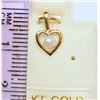Image 2 : 14K GOLD FRESHWATER PEARL HEART DESIGN